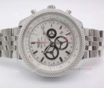 Breitling 1884 Bentley Motors White Face Replica Watch